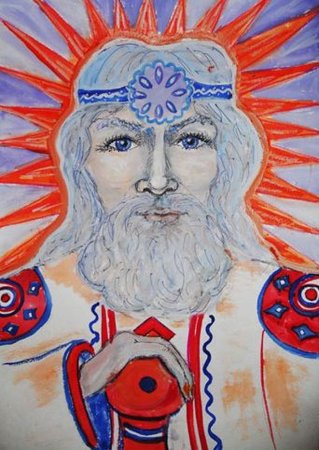 Бог Перун раскраска