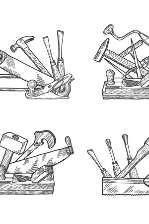 Рубанок раскраска