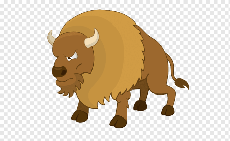 Бизоны мультяшные