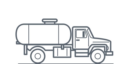 Водовоз вез воду из водопровода