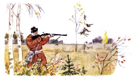 Некрасов Николай Алексеевич на охоте