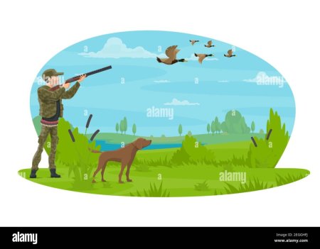 Мальчик с охотничьим ружьем