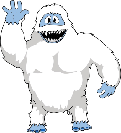 Снежный человек мультяшный