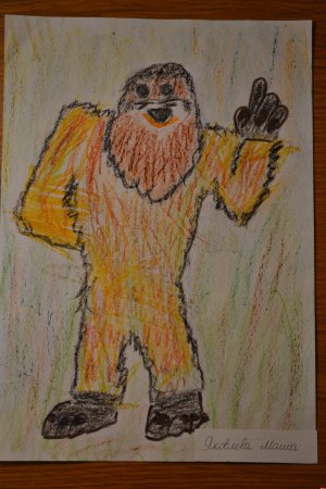 Йети рисунок для детей