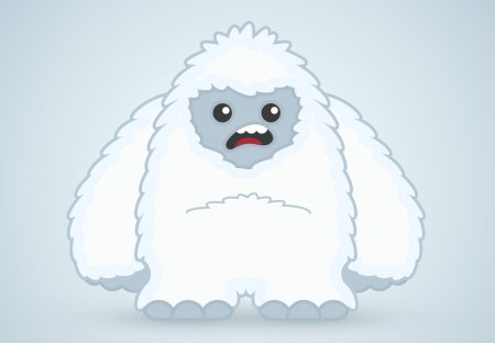 Снежный человек мультяшный