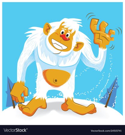 Йети мультяшный