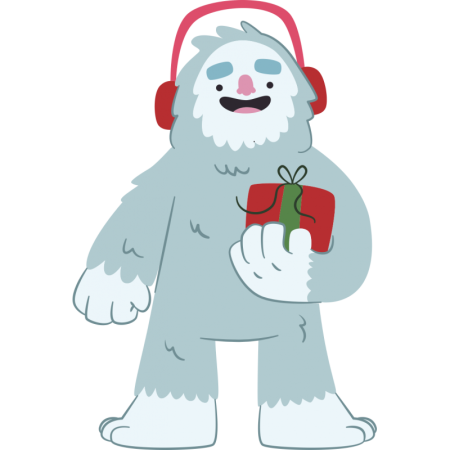 Нарисовать снежного человека