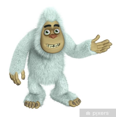 Снежный человек мультяшный