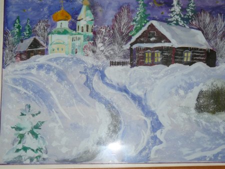 Рисование на тему Здравствуй Зимушка зима