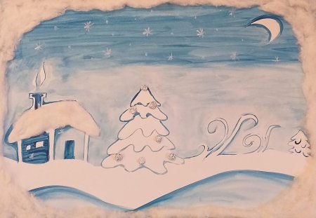 Поделка Здравствуй гостья зима