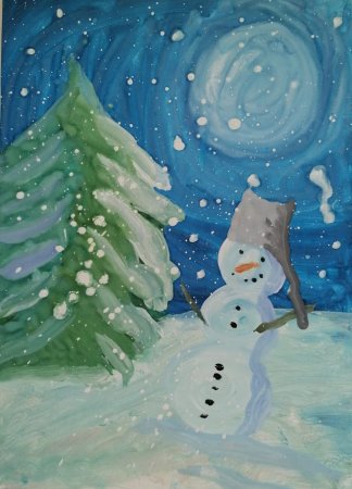 Поделка Здравствуй гостья зима