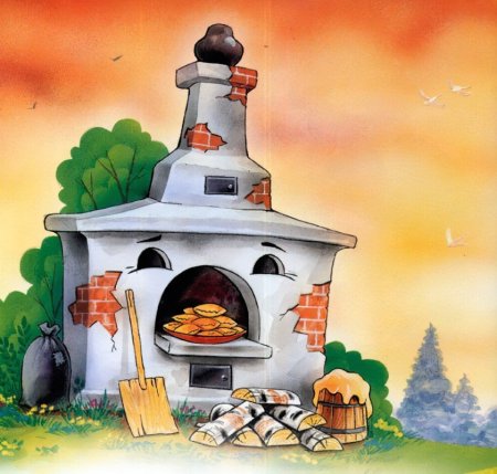 Гуси-лебеди сказка печка