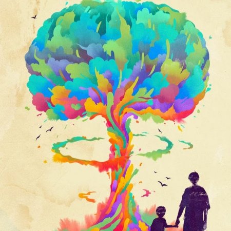 Цветное дерево