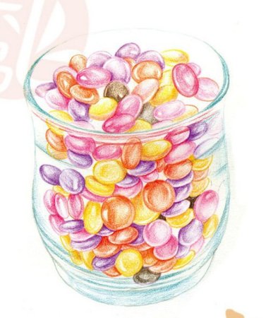 Ваза для конфеток рисунок