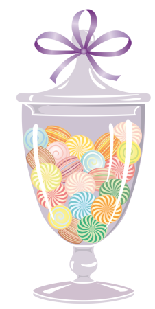 Ваза для конфет векторное изображение