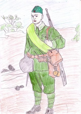 Рисование солдат