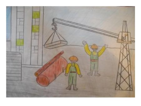 Рисование стройка в детском саду