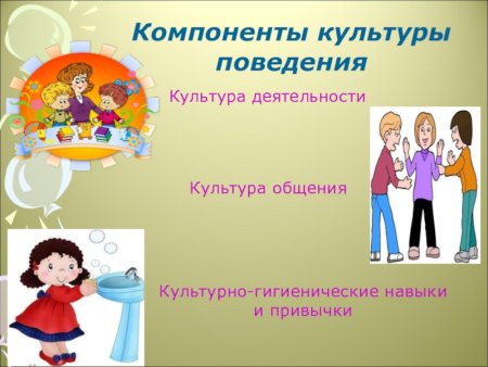 Воспитание культуры поведения у дошкольников