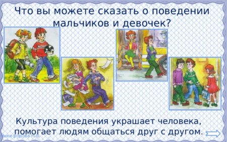 Беседа о культуре поведения