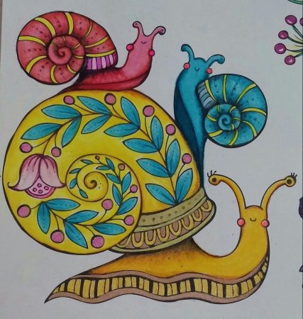 Стилизованные улитки