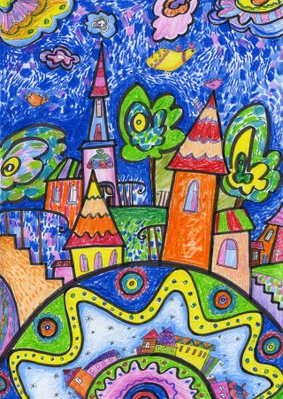 Рисунки фломастерами