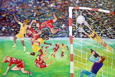 Рисунок на тему футбол