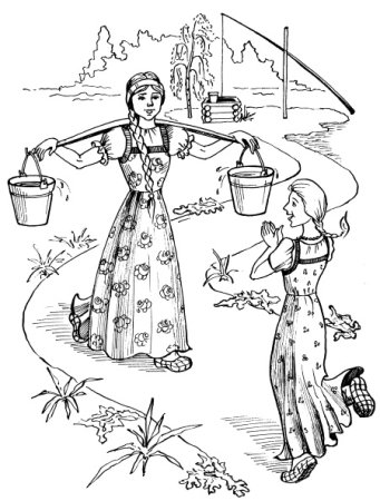 Емеля с ведрами