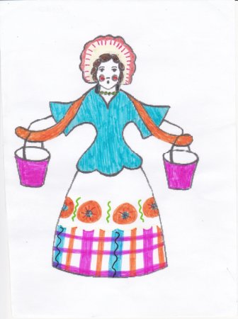 Баба с пустым ведром