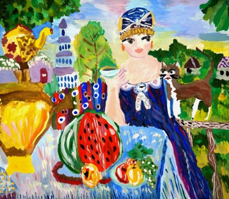 Шедевры живописи глазами детей