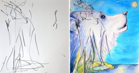 Детские каракули рисунки