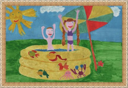 Конкурс рисунков на тему лето