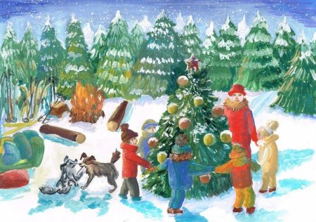 Хоровод вокруг елки