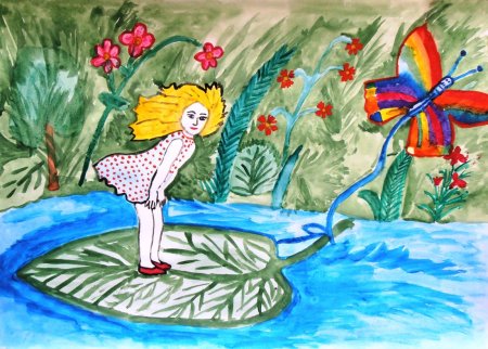 Рисунок на тему растения