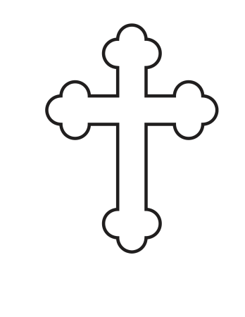 Раскраска Воздвижение Креста Господня