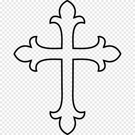 Православный крест рисунок