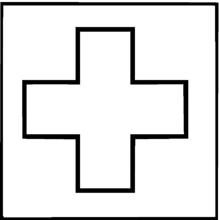 Раскраска крест православный