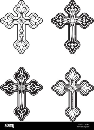 Крестик нарисованный