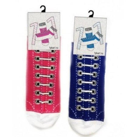 Носки с рисунком кеды