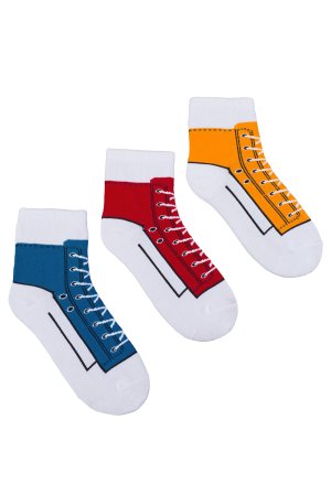 Носки с рисунком кеды