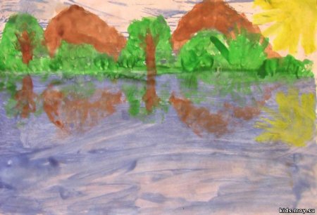 Монотипия отражение Озара