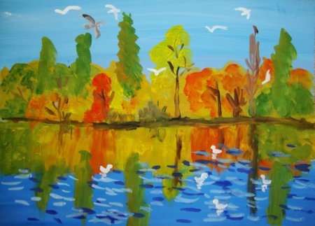 Пейзаж старшая группа