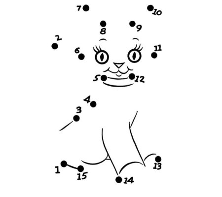 Соединение точек для малышей