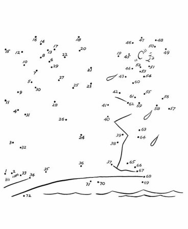 Соедини по точкам для детей