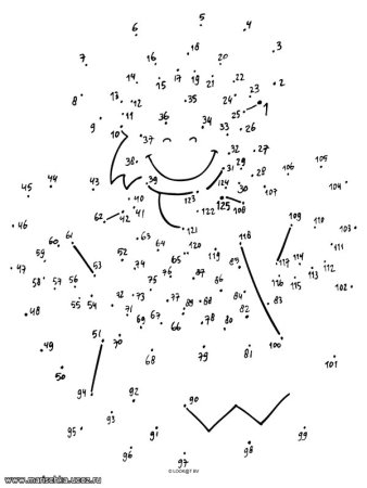 Соединение по точкам для детей