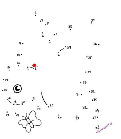 Соедини по точкам