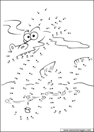 Обвести картинку по цифрам