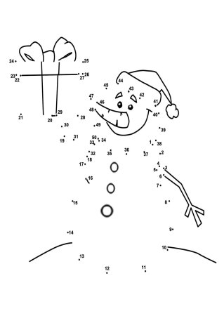 Рисунок соединение по точкам