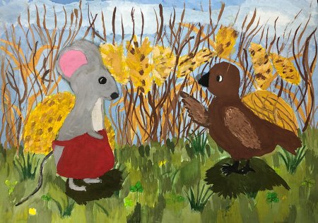 Сказка мышь и Воробей Удмуртская сказка