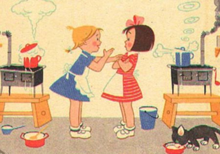 Рисунок к произведению Прокофьева болтунья