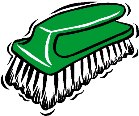 Щетка на прозрачном фоне